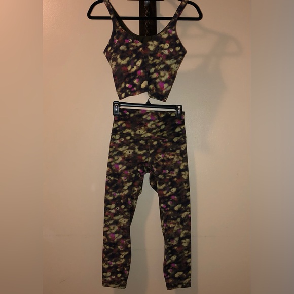 Lululemon Align HR Cropped Legging & Matching Align Tank Top,Size-6,GUC - Picture 8 of 16